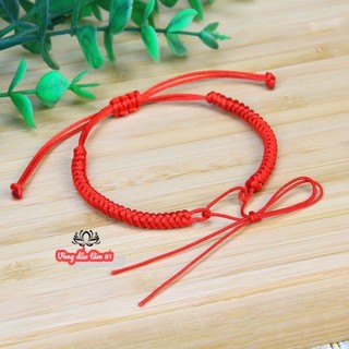 Vòng tay chỉ đỏ may mắn đan sẵn- về tự gắn mặt vòng tay/ vòng tay bện/ vòng tay đan/ lắc tay