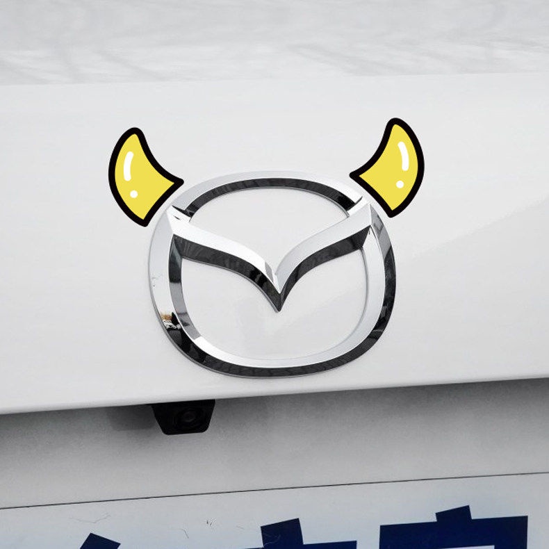 Logo Dán Trang Trí Xe Hơi Sáng Tạo Dễ Thương