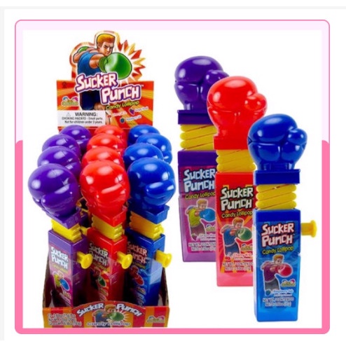 Kẹo đồ chơi trẻ em hình nắm đấm quyền anh Kidsmania của Mỹ hàng mới về hot hit