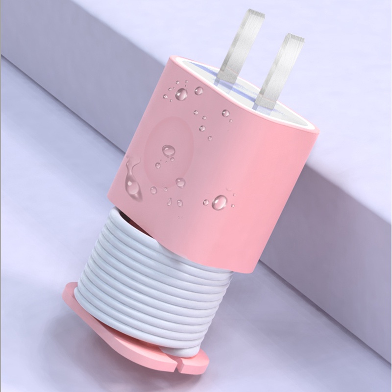 Vỏ Silicone Quấn Bảo Vệ Dây Cáp Sạc Chống Đứt Gãy 18 / 20W