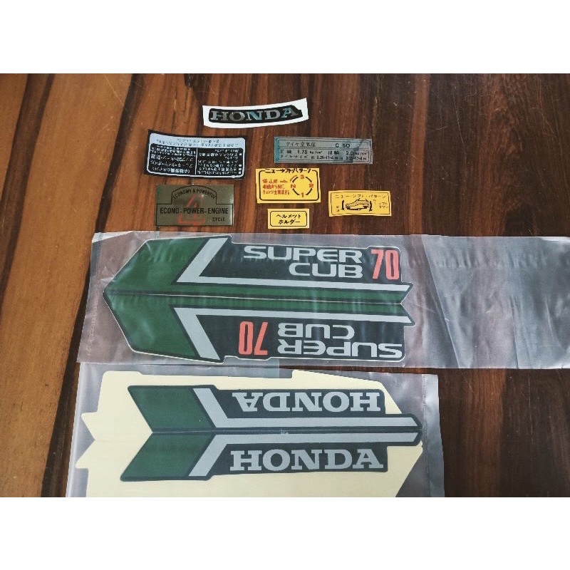 Bộ tem xem Honda Cub 86 50/70cc