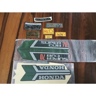 Bộ tem xem honda cub 86 50/70cc