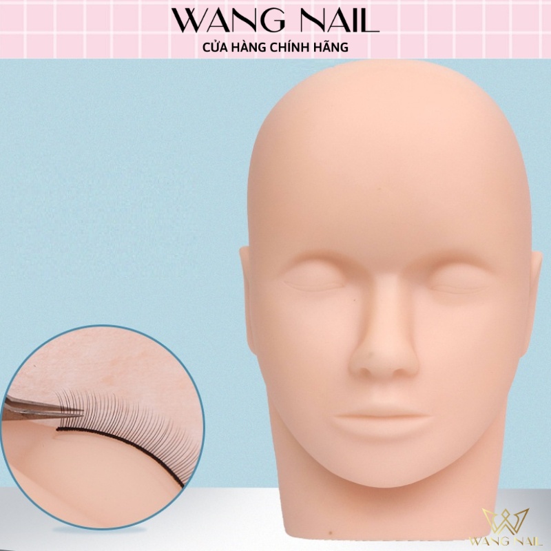 Đầu Canh Học Nối Mi, Học Tiêm Filler , Make Up , Massage - Đầu Manocanh Silicon Mềm Dẻo Siêu Bền