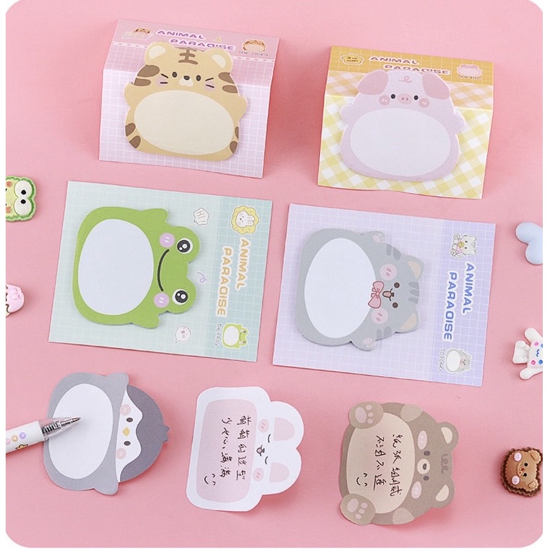 Giấy note hình động vật ngộ nghĩnh