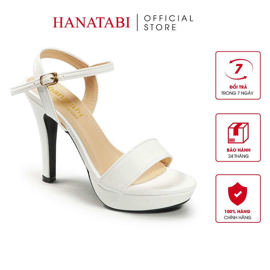 Sandal Nữ Hanatabi Gót Nhọn Cao 12cm Quai Ngang Hậu C Mã SDH12F564