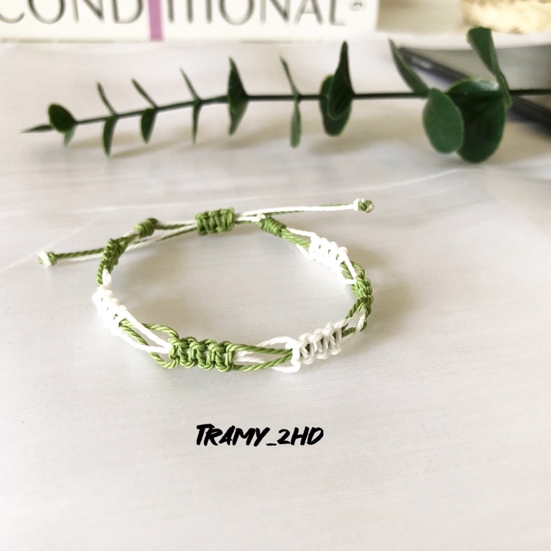 Vòng tay waterproof phối 2 màu