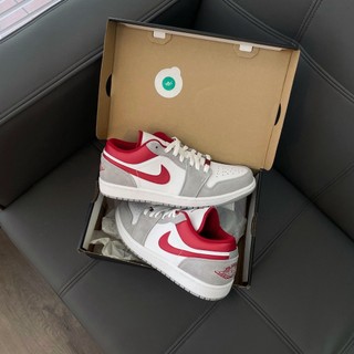 GIÀY JD1 LOW GREY RED XÁM DA LỘN SC [ FULL BOX + FREE SHIP ]