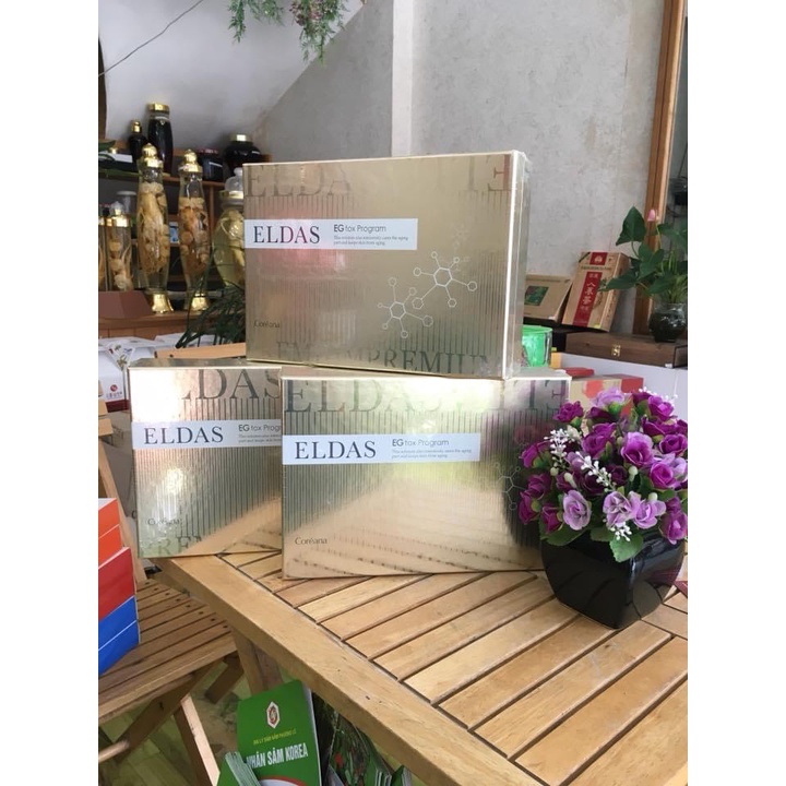 Serum dưỡng da TẾ BÀO GỐC ELDAS EG Tox Program Coreana HÀN QUỐC- Hộp 30 ống x 2ml