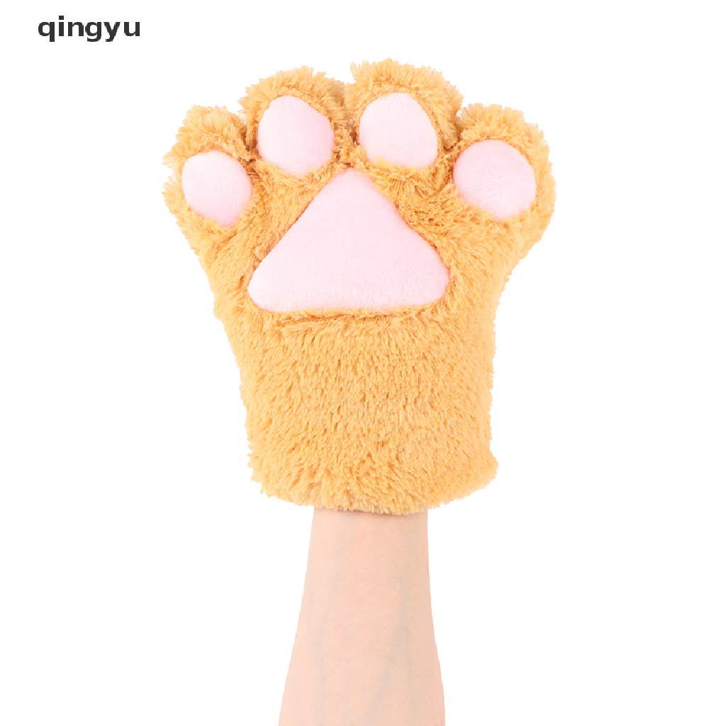 Găng Tay Bông Hình Bàn Chân Gấu Hoạt Hình Anime Lolita Đáng Yêu