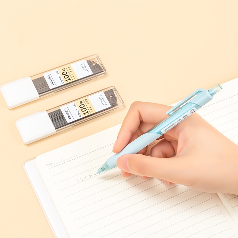 Hộp ngòi bút chì kim Deli  SH207/SH208 ngòi HB 0,5/0,7mm