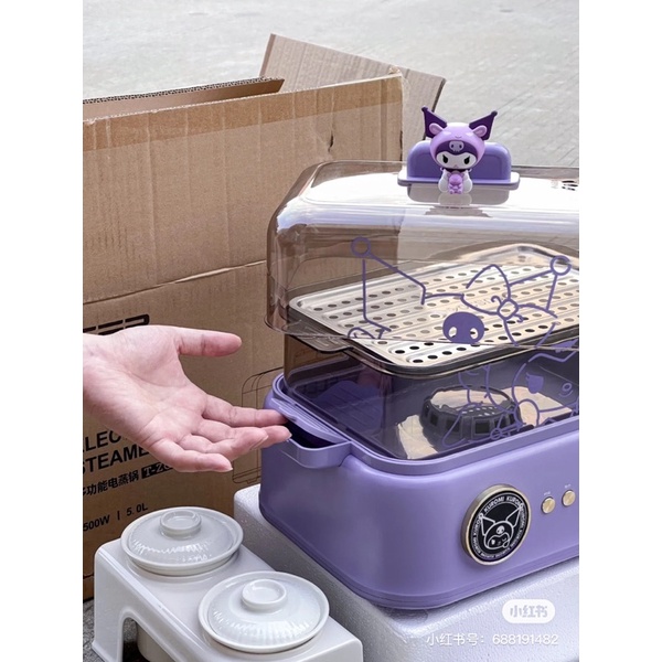 Nồi Hấp Đa Năng TER Cao Cấp Dung Tích 5L Bảo Hành 12 Tháng - Cáo Đeo Nơ