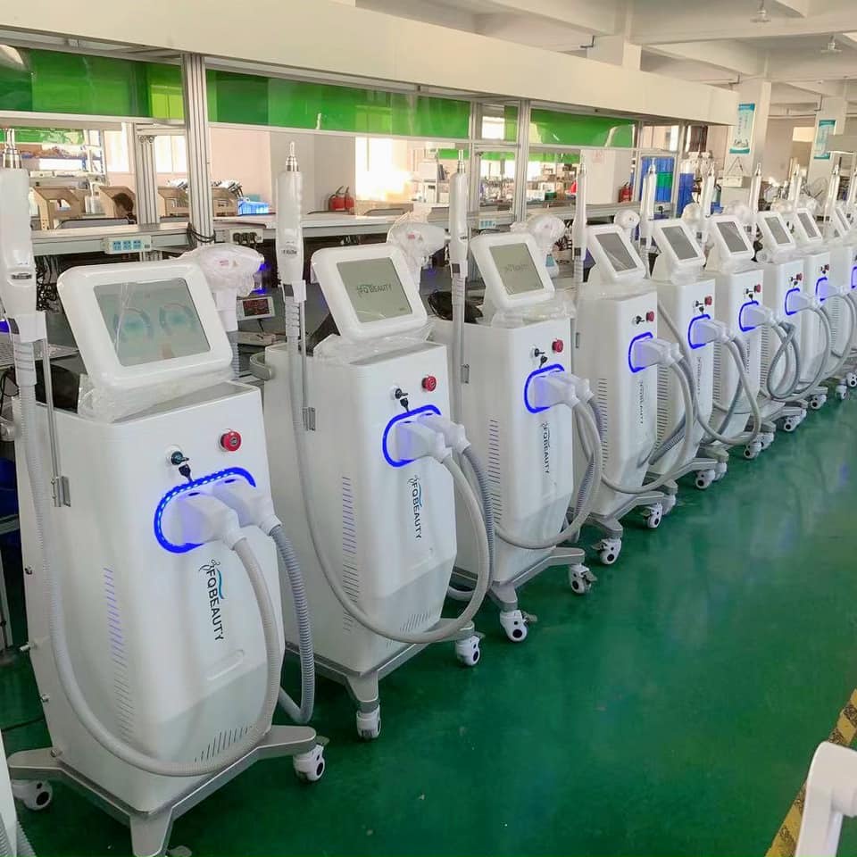 Máy Triệt Lông Diode Laser 808 Loại 1 2in1 Xóa Xăm 2021 Máy Bảo Hành 18Tháng