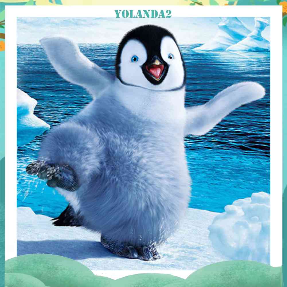 Bộ Tranh Thêu Chữ Thập DIY Hình Chim Cánh Cụt 11CT Yolanda2 / Penguin