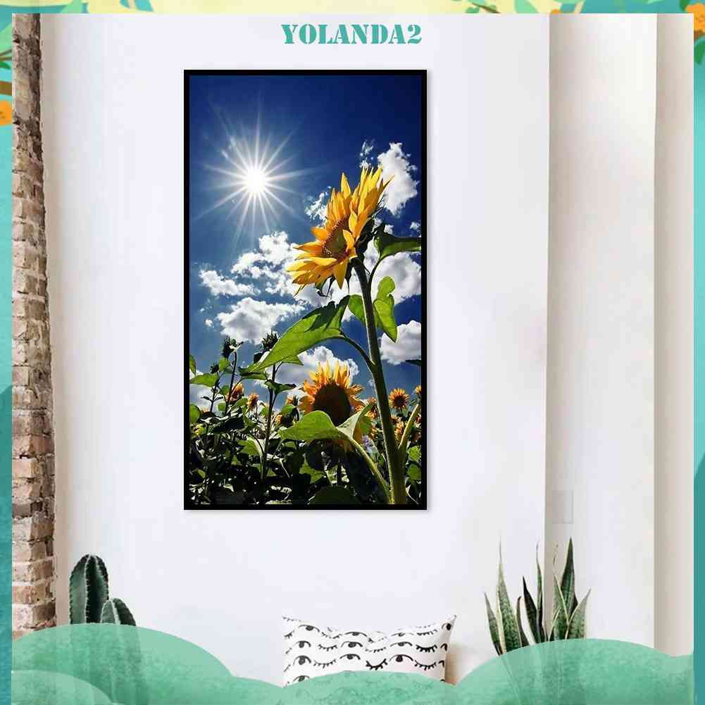 Bộ Tranh Thêu Chữ Thập DIY Hình Hoa Hướng Dương 2 / 11CT