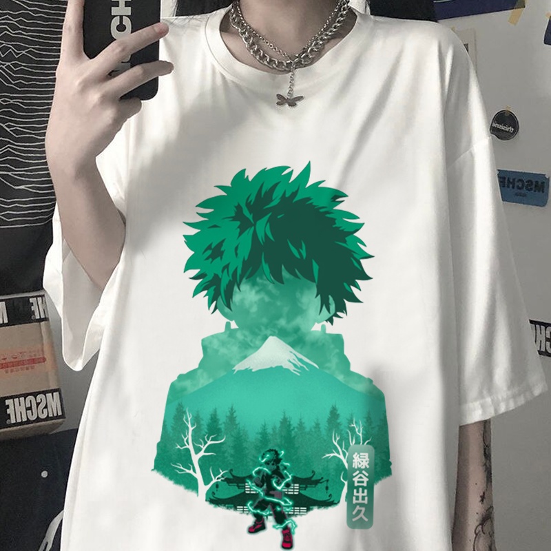 Áo Thun In Hình Nhân Vật Anime Boku No Hero  Mẫu Mới Cực Chất Unisex Nam Nữ