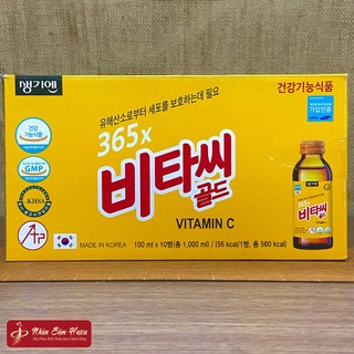 Nước uống bổ sung vitamin c 365x gold hàn quốc