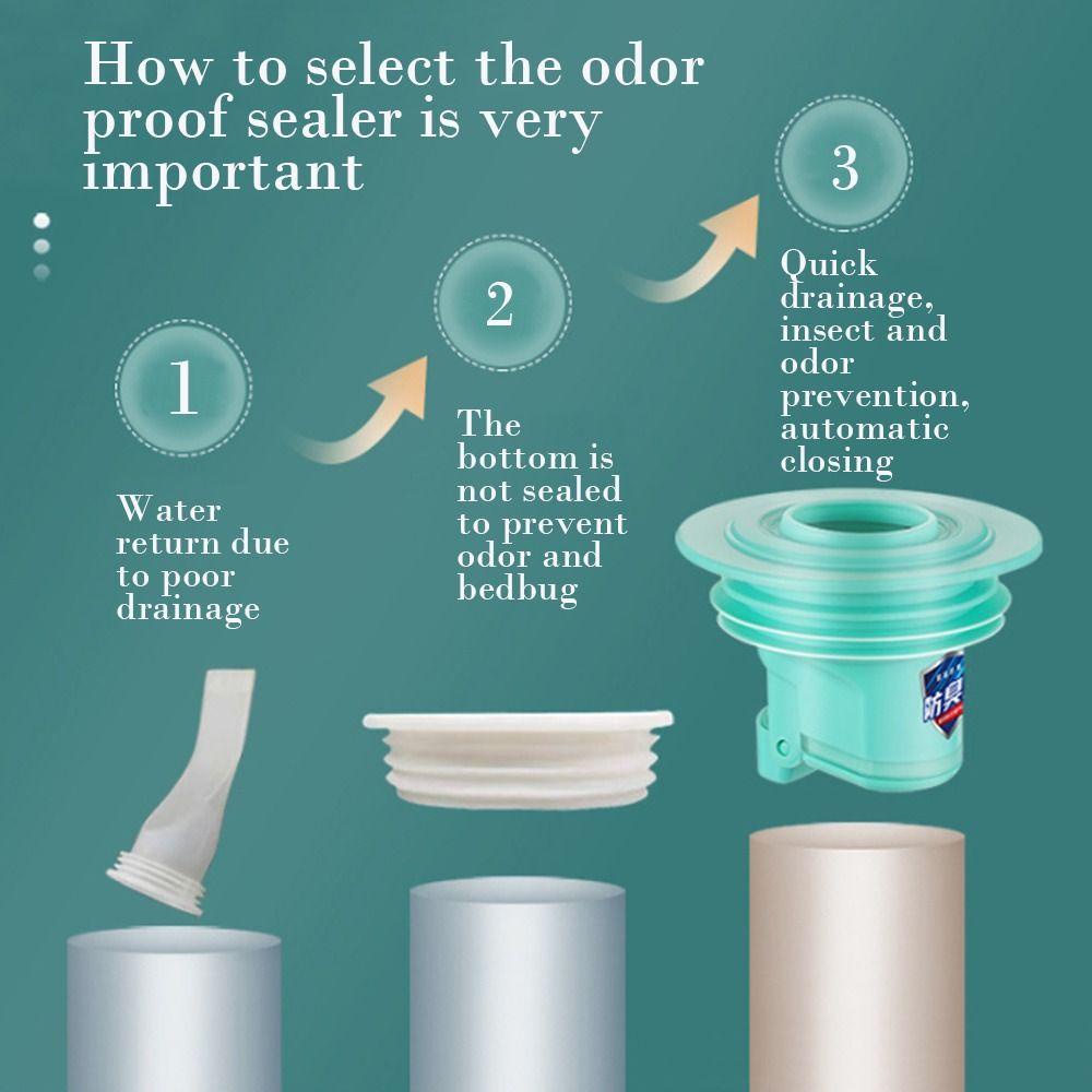 SUYO Nắp Chặn Lỗ Thoát Nước Một Chiều Chống Côn Trùng Cho Nhà Bếp