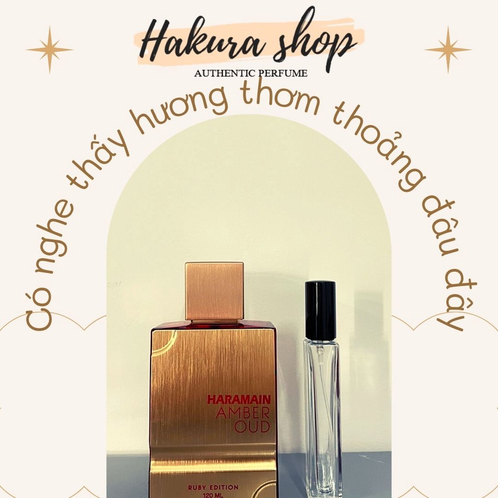 [Mẫu chiết] Nước hoa Haramain Amber Oud Ruby Edition 10ml