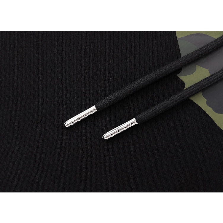 Áo Khoác BAPE Có Mũ Trùm Đầu Chất Liệu Cotton Hoạ Tiết Rằn Ri Phong Cách Thời Trang Mới 2023 #