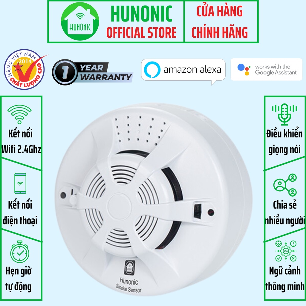 Bộ Cảm Biến Khói Hunonic Smoke Sensor