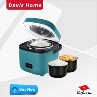 Nồi cơm điện mini đa năng 1.2l 200w cho 1 đến 2 người
