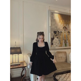 Váy len nhung