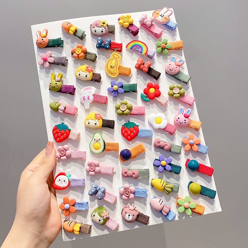 Kẹp Tóc Mini Không Đau Dễ Thương Cho Bé Gái set kẹp tóc mái kẹp tóc cute kẹp tóc mini kẹp tóc cho bé gái kẹp mini phụ kiện tóc
