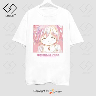 Áo thun Madoka Magica Madoka Kaname Art ngắn tay