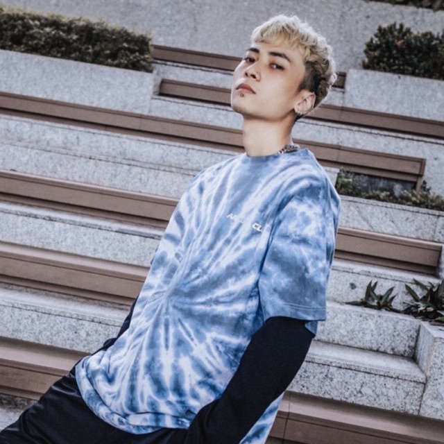 Áo Thun T-shirt Oversized Artist Club TIEDYE NAVY