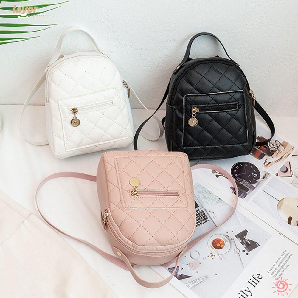 Ba Lô Mini Màu Trơn Dễ Thương Cho Bé