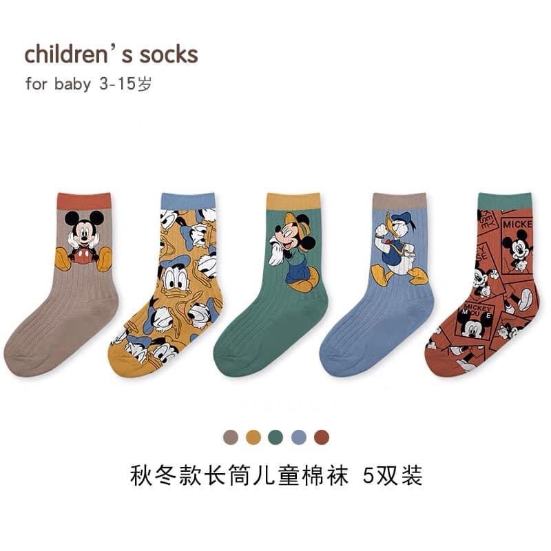 SET 10 ĐÔI TẤT MICKEY CHO BÉ