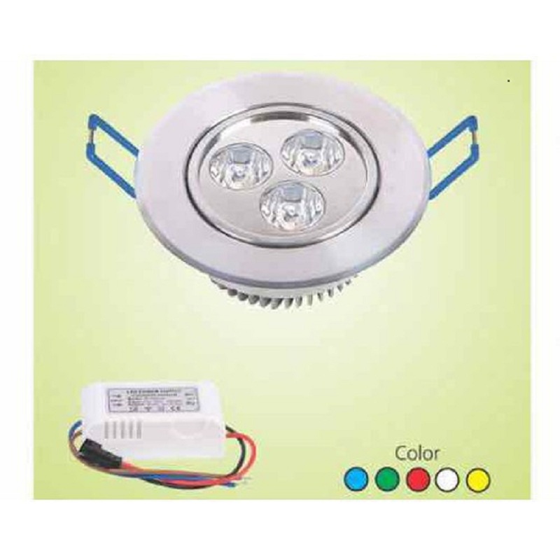 Đèn Led Âm Trần Mắt Ếch 3x1W , 5x1W , 7x1W