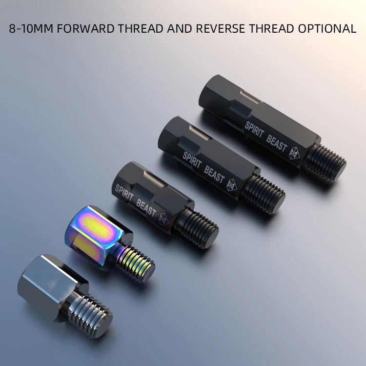 Gương Chiếu Hậu Với Ốc Vít Xoay Bằng Thép Không Gỉ Trang Trí Màu Sắc Cho Xe Máy spirit beast