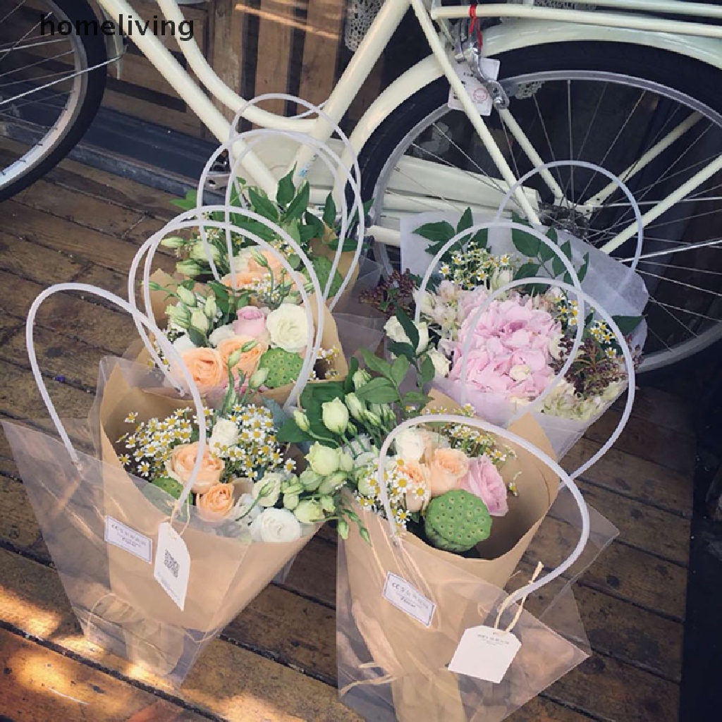 Túi Xách Nhựa PP Trong Suốt Hình Thang Máy Dùng Làm Quà Tặng