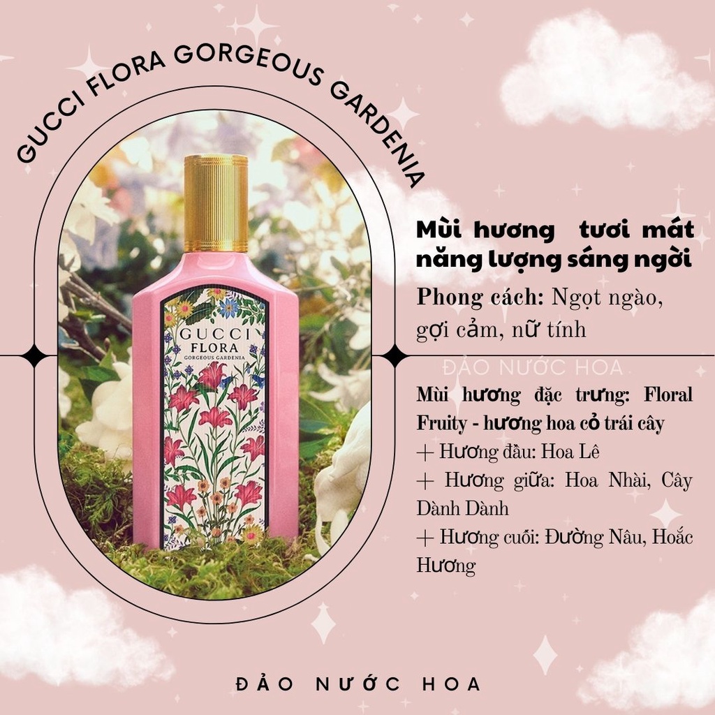 Nước hoa chiết  gucci flora 10ml giá sập sàn nước hoa nữ kiêu kì ngây thơ mềm mại đảo nước hoa - A17 | BigBuy360 - bigbuy360.vn