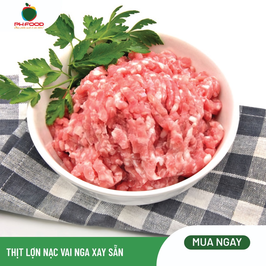 - Thịt Lợn Nạc Vai Nga Say Sẵn - 1Kg - Hút Chân Không