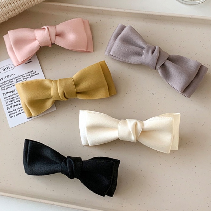 Kẹp Tóc Đính Nơ Phong Cách Hàn Quốc Cho Nữ