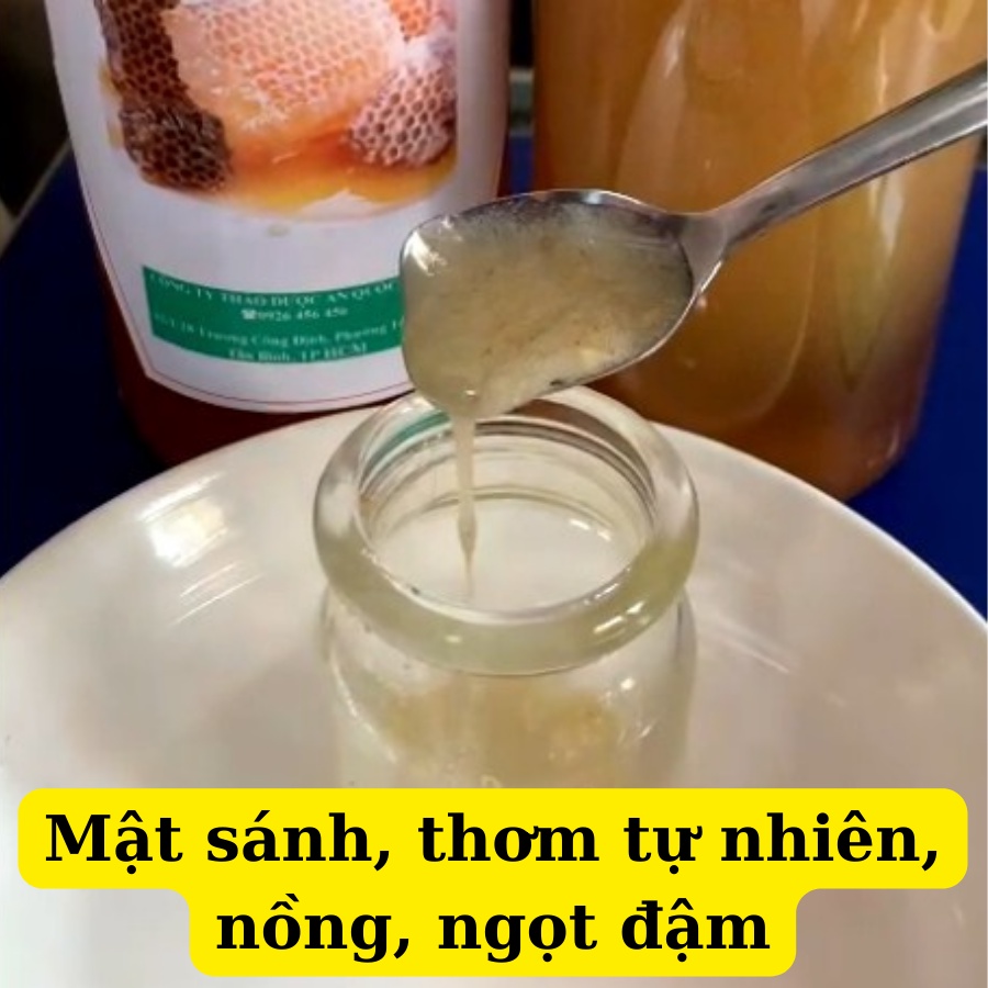 MẬT ONG RỪNG NGUYÊN CHẤT 1 Lít (~1.3KG) Chuẩn Tây Bắc 100% (Mật