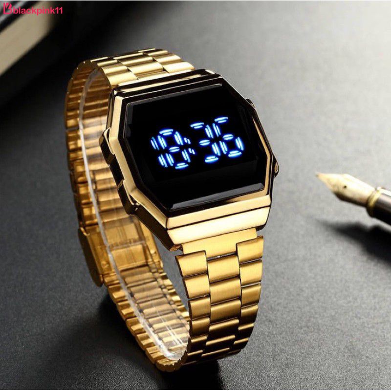 Casio Đồng Hồ Cảm Ứng Nam Nữ Unisex Chống Nước Kỹ Thuật Số Màn Hình Cảm Ứng Cổ Điển Relo Watch Blackpink11