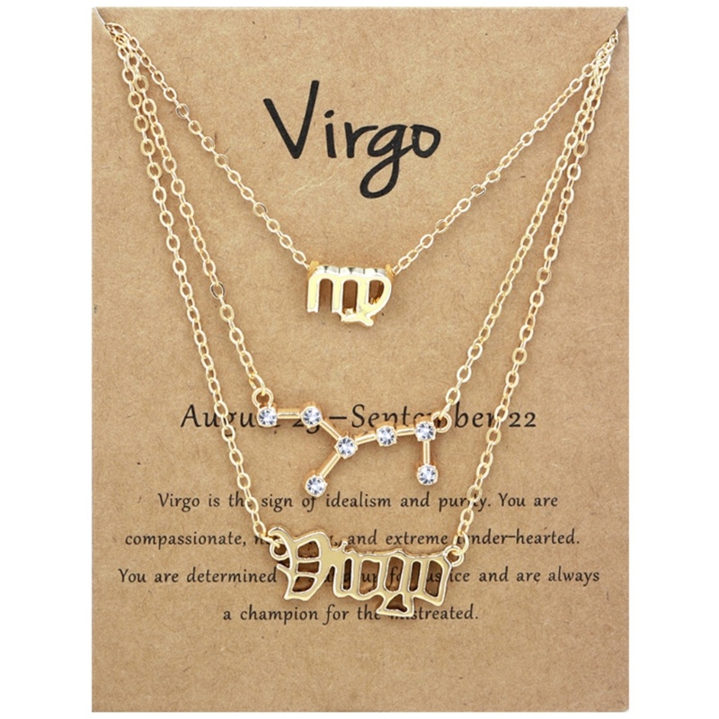 Set 3 Vòng Cổ Choker Biểu Tượng Cung Hoàng Đạo