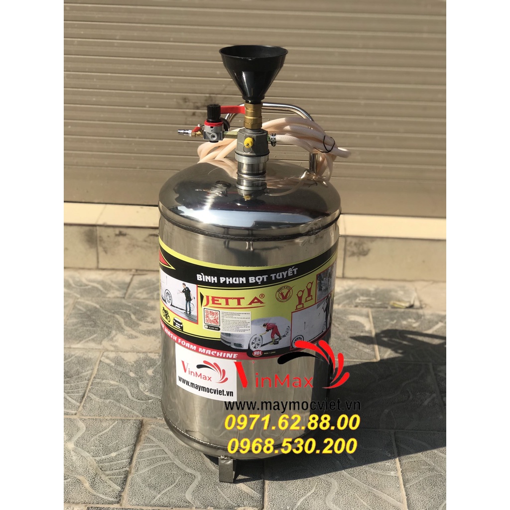 Bình bọt tuyết 80 lit thân inox chất lượng cao