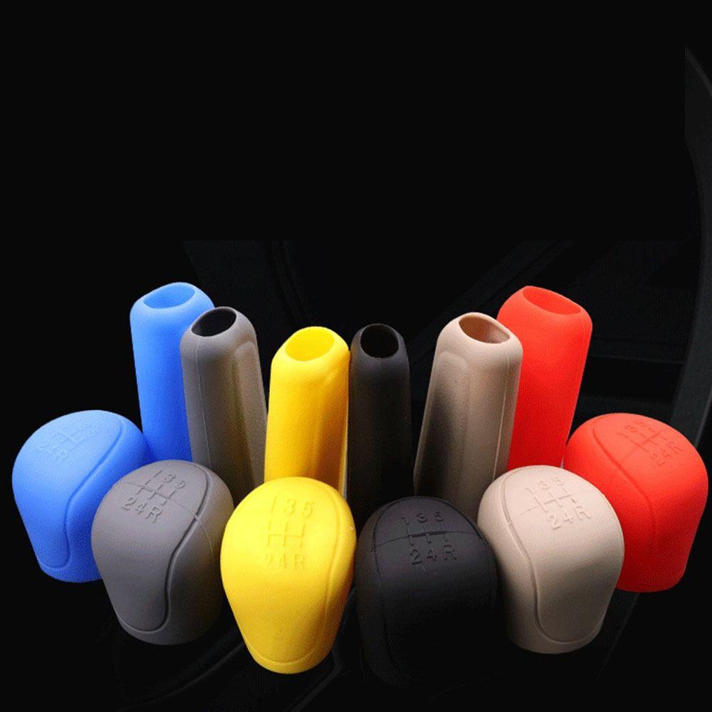 Bộ Vỏ Bọc Núm Gạt Cần Số Xe Hơi Bằng Silicone An Toàn Không Độc Hại SHOUKEY
