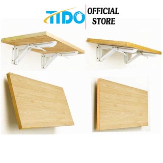 Bàn làm việc gấp gọn treo tường TIDO bàn gấp gọn thông minh chất liệu gỗ MDF cao cấp chống ẩm tốt
