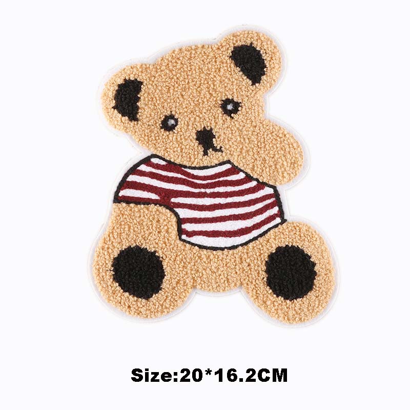 Miếng Vá Quần Áo Hình Gấu Teddy Hoạt Hình Dễ Thương