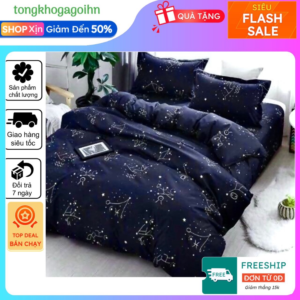 Ga trải giường bo chun bọc đệm nhiều mẫu đủ size 1m,1m2,1m4,1m6