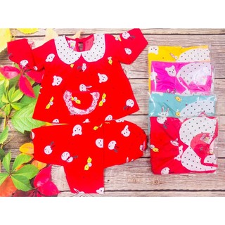 Bộ Lụa Tay Dài BÉ (6-14kg) (giao màu ngẫu nhiên)