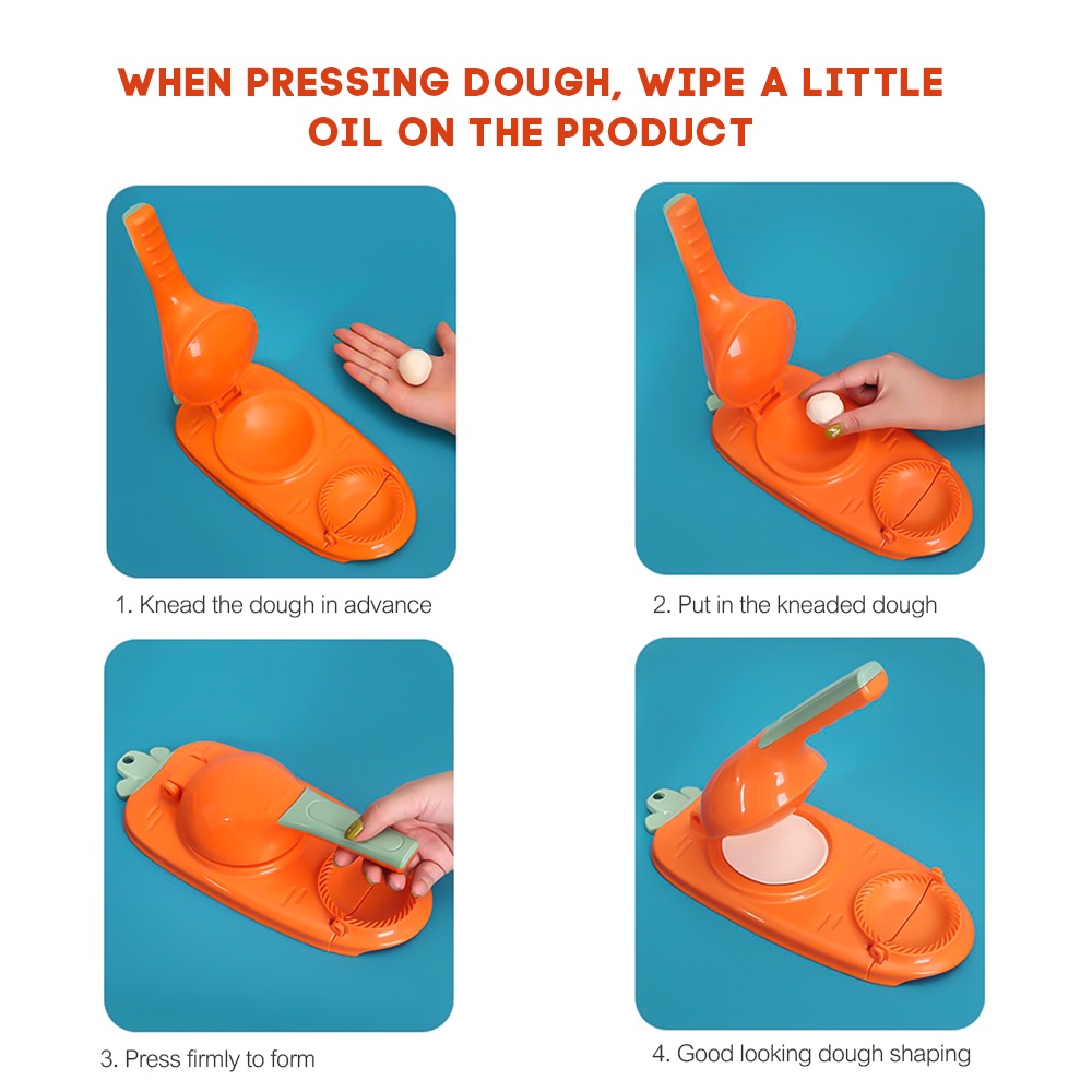 Khuôn Làm Bánh Bao Dạng Nhấn Nâng Cấp Tiện Dụng Cho Gia Đình