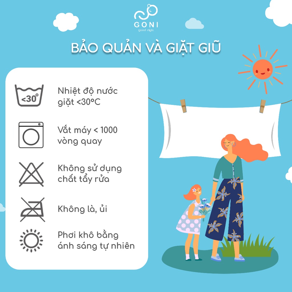 Bộ Chăn Ga Gối Cotton Tici GONI Drap Giường Màu Xanh Navy Trơn Đủ Kích Thước Trải Nệm Không Kèm Ruột