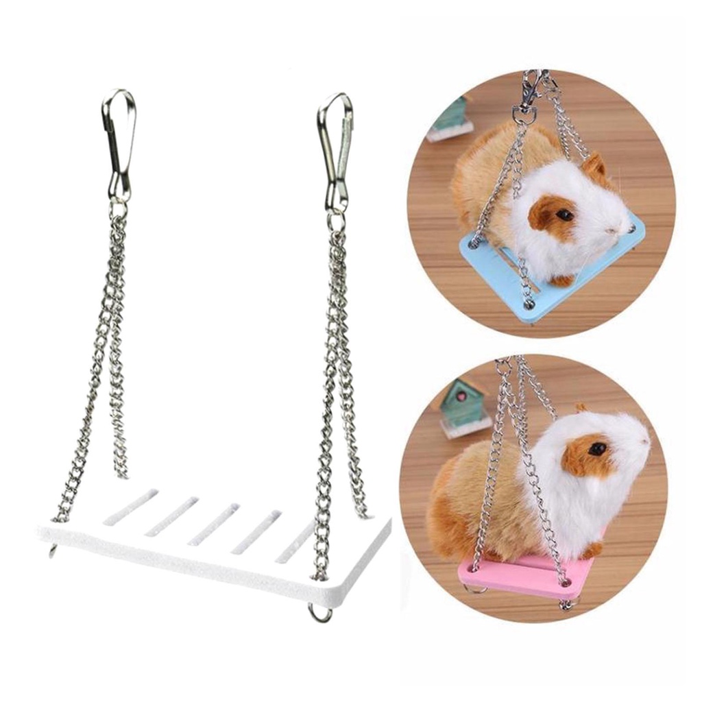 Xích Đu Đồ Chơi Bằng Nhựa PVC Nhiều Màu Sắc Cho Chuột Hamster