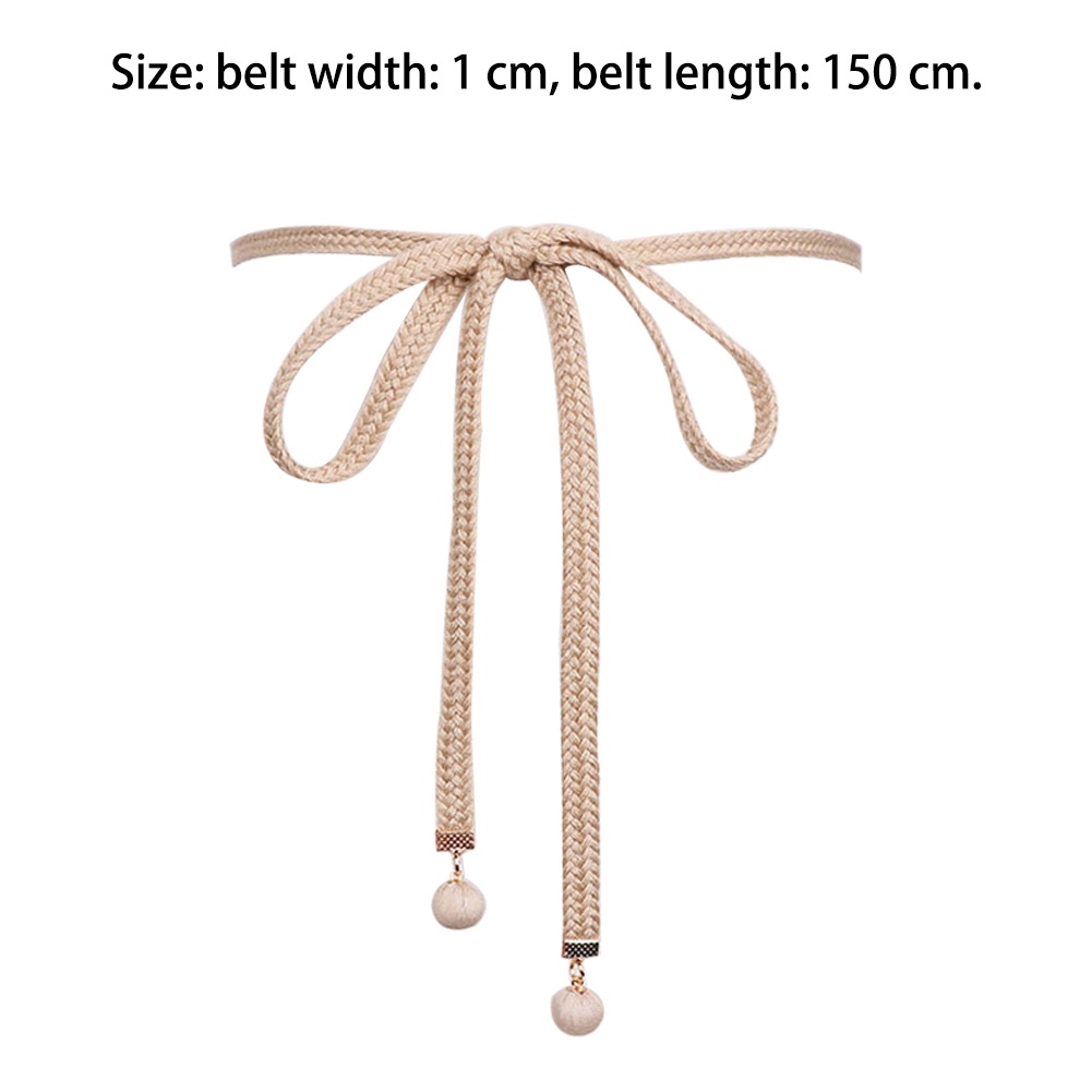Thắt Lưng Bện Sợi Cotton Thời Trang Cho Nữ JP5
